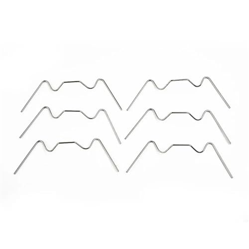 UZAMIRLEX Gewächshausklammern für Glas, Gewächshausglas W-Clips, 600 Stück, for Wartung und Austausch des Aluminiumrahmens von UZAMIRLEX