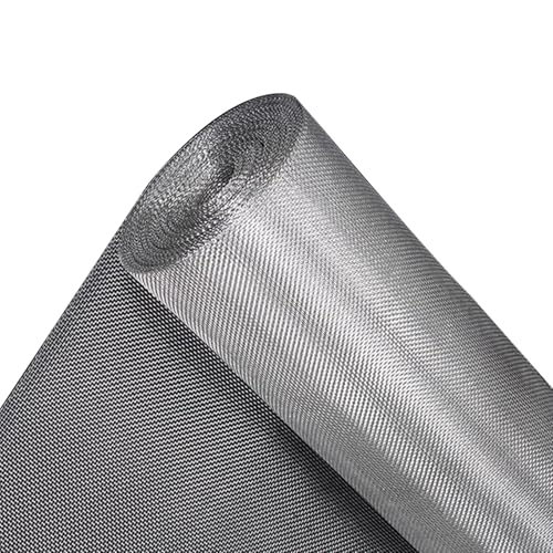 UZAMIRLEX Gewebter Draht, 304 Edelstahl-Drahtgeflecht 1x1 M Metalldrahtgeflechtplatten(40 Mesh) von UZAMIRLEX