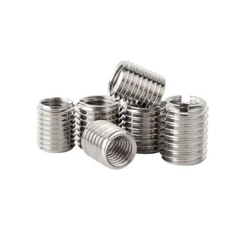 UZAMIRLEX Gewindeeinsätze Muttern, Edelstahl 304 Gewindeeinsätze Gewindereparatur Reduzierstück 10 Stück M2 auf M12(M3 M6x10) von UZAMIRLEX