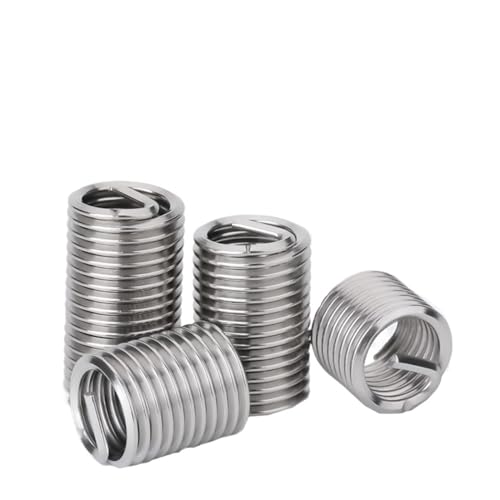 UZAMIRLEX Gewindeeinsätze Muttern, Gewindeeinsätze aus Edelstahl SUS304, mehrere Größen, 25 Stück(M3 1D L0.3CM 25pcs) von UZAMIRLEX