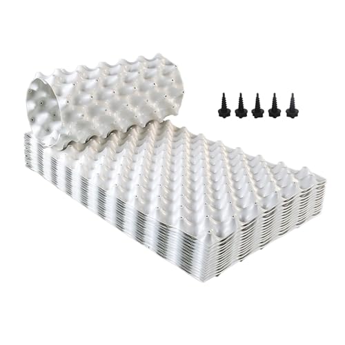 UZAMIRLEX Gummibodenmatte mit Löchern, Outdoor Garten Topf Loch Mesh Pad mit Schrauben Air Rebschnitt Töpfe for Parks Dach(0.2x10m/0.6x33ft) von UZAMIRLEX