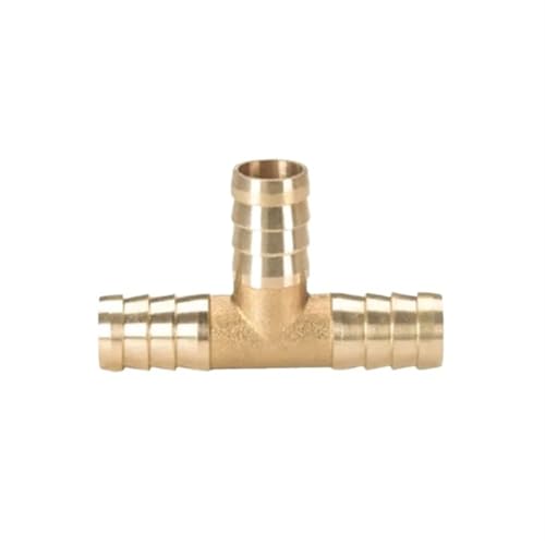 UZAMIRLEX Gummihammer, Messing TY Typ T-Stück Rohrverschraubung Mehrere Größen(T 10MM) von UZAMIRLEX