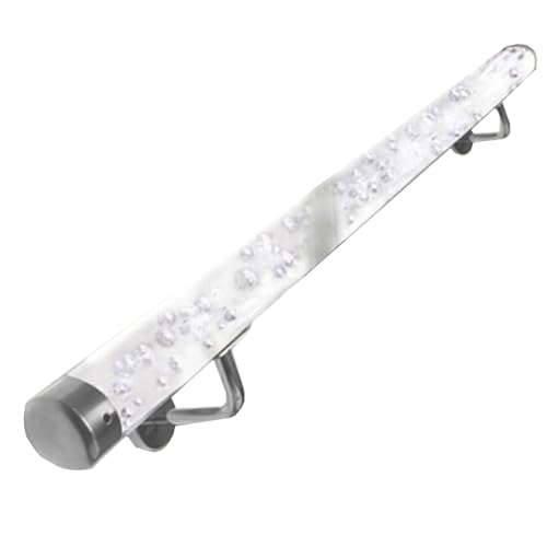 UZAMIRLEX Handlauf aus klarem Acryl, Treppenhandlauf aus Acrylkristall for den Innenbereich, Sicherheitsgriff (1–6 m)(4m(13ft)) von UZAMIRLEX