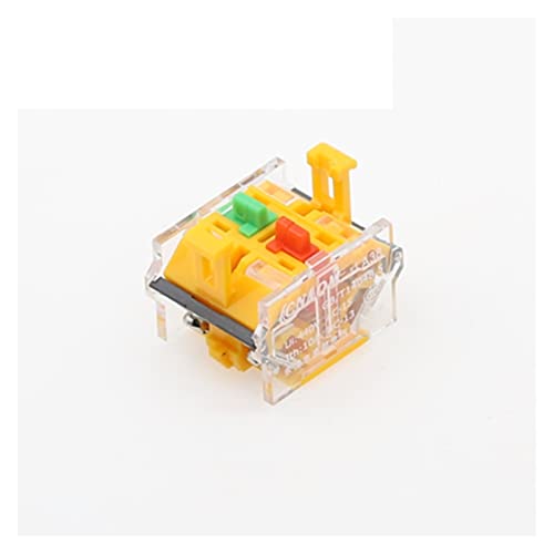 UZAMIRLEX Not-Aus-Taster Schalter, 22 mm selbstsperrender Wahlschalter – 1NO1NC 2/3 Positionen Drehschalter DPST – 10 A 400 V mit 4 Schrauben UZAMIRLEX Not-Aus-Taster Schalter, 22 mm selbstsperrender Wahlschalter – 1NO1NC 2/3 Positionen Drehschalter DPST – 10 A 400 V mit 4 Schrauben von UZAMIRLEX