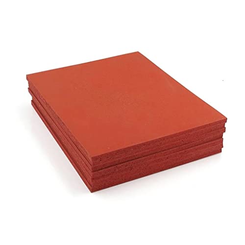 UZAMIRLEX Silikonschaumplatte, Silicone Rubber Foam Sponge Plate 1 Piece 3-10mm Thickness Multiple Sizes(3mm,200Mm*200Mm) von UZAMIRLEX