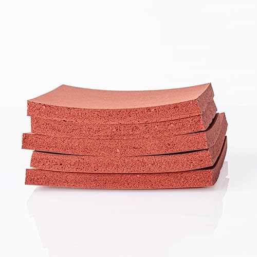 UZAMIRLEX Silikonschaumplatte, Silikonschaumplatte for Laminiermaschinen, Pressmatte und Dichtungsstreifen, mehrere Größen(180x250x10mm) von UZAMIRLEX