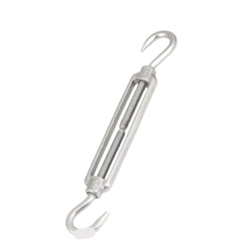 UZAMIRLEX Spannschloss-Drahtspanner, 1 stücke M4 Zu M8 304 Edelstahl Spannschloss Bolzen Haken Rigging Auge Schraube Draht Seil(C to C,M5) von UZAMIRLEX