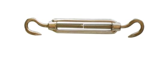 UZAMIRLEX Spannschloss-Drahtspanner, 1pc M4/M5/M6/M8 Spannschloss Bolzen Haken Rigging Auge Schraube Draht Seil Spannen Spanner Engen Stecker(C to C,M5) von UZAMIRLEX