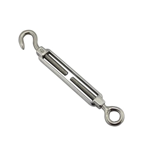 UZAMIRLEX Spannschloss-Drahtspanner, 2 STÜCKE M4 Bis M10 for Segel Schatten Rigging Hardware Kit Drahtspanner(M5) von UZAMIRLEX