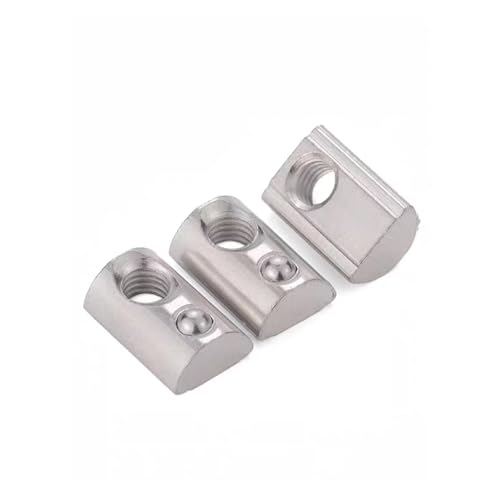 UZAMIRLEX T-Nut-Gleitmuttern, Roll-In Feder T-Mutter M3-M8 for 2020-4545 Aluminium Profile Pack(45-M6-10PCS) von UZAMIRLEX