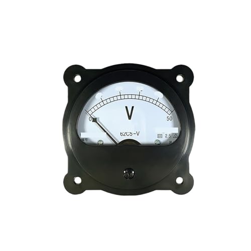 UZAMIRLEX Voltmeter Analog-Panel, DC Analog-Voltmeter 62C5, 79 mm, 2,5 Klasse, mehrere Gleichspannungen (DC 30 V) von UZAMIRLEX