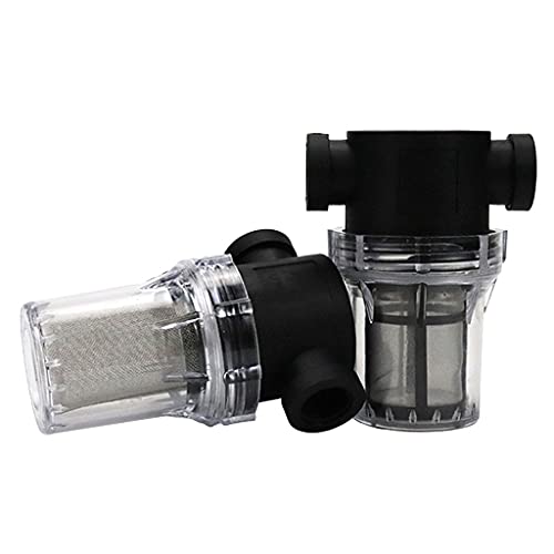 UZAMIRLEX Wasserpumpen-Ansaugfilter, 1 Stück Kunststoff-Vorfilter for Bewässerungssysteme gegen Verunreinigungen(0.5 Inch 80 Mesh in) von UZAMIRLEX