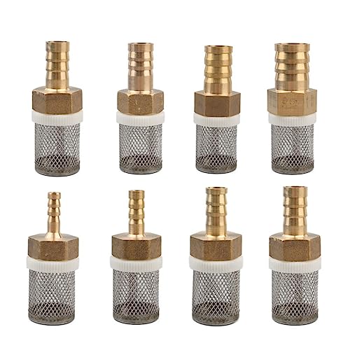 UZAMIRLEX Wasserpumpen-Ansaugfilter, 1 stücke 8~19mm Schlauch Filter Auto Waschen Garten Bewässerung Filter Messing Edelstahl Mesh Filter(8mm) von UZAMIRLEX