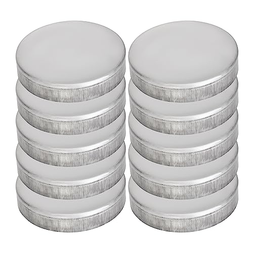 UZAMIRLEX Zaunpfostenkappen, Pack of 10 Silver Fence Post Caps Galvanized Iron Multiple Sizes(89mm) von UZAMIRLEX