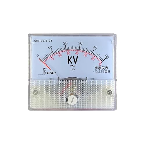 Voltmeter Analog Panel, 85L1 AC Hochspannung Analog Voltmeter Transformator 100V/220V Ausgang (1-100) kV(AC12KV 10KV 220V) von UZAMIRLEX