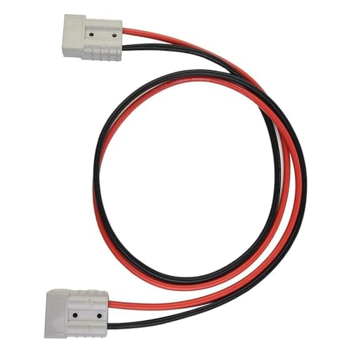 UZIAH 50A 600V Batterieanschlussstecker, 10AWG Batterieanschlusskabel Batterie Schnellverbindungs-Trennanschlussstecker mit Batterieanschlusskabel für Anderson Stecker,200cm von UZIAH