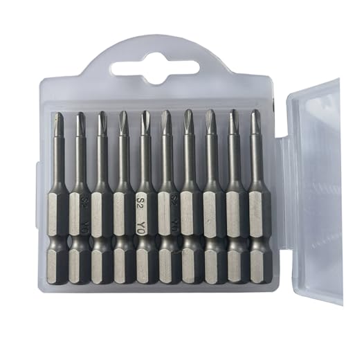 10 Pieces Tri Point Screwdriver Bit Set,3mm Tri Wings Y0 Multifunctional Magnetic Screwdriver Bits for Repairing Switch Spielkonsole 10 Pieces Tri Point Screwdriver Bit Set,3mm Tri Wings Y0 Multifunctional Magnetic Screwdriver Bits for Repairing Switch Spielkonsole von Uacen