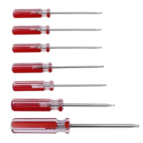 7-Größen-Dreieck-Schraubendreher-Set 1.4mm 1.8mm 2.0mm 2.3mm 2.7mm 3.0mm 4.2mm Dreieck-Schraubendreher-Werkzeugsatz für die Befestigung elektronischer Spielzeug Haushalts-Elektrogeräte Reparaturen von Uacen
