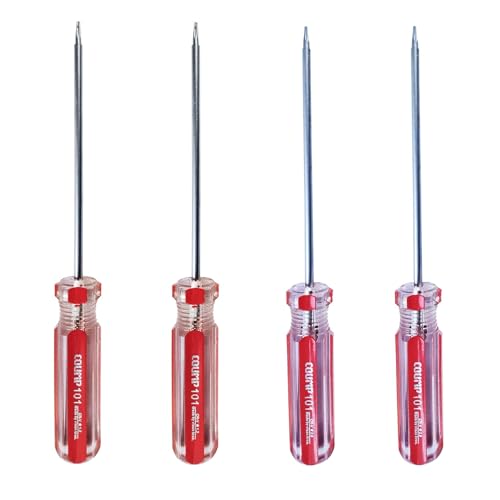 Uacen Pentalobe Star Schraubendreher,5-Punkt 0.8 1.2 Präzisionsschraubendreher Set oder P2 P5 oder TS1 TS4 für kleine Elektronik, Uhren oder empfindliche Maschinen von Uacen