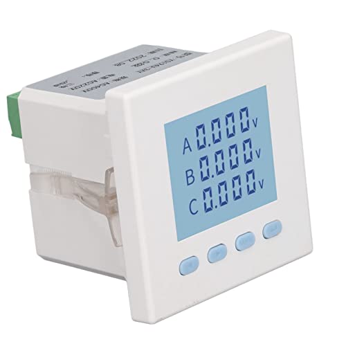 3-Phasen-Voltmeter, Spannungsmesser, Spannungsprüfer, LCD-Digitalanzeige, AC400V-Bereich, AC220V-Eingang von Uadme