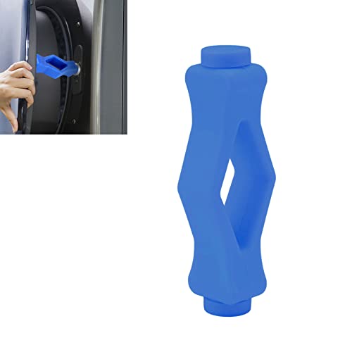 Uadme Frontlader-Waschtür-Stütze Waschmaschinen-Türhalter verstellbar, flexibel, Wäschetür, Posttrockner, Türstütze, Mundform, starker Magnet, Waschmaschinen-Türstopper(blau) von Uadme