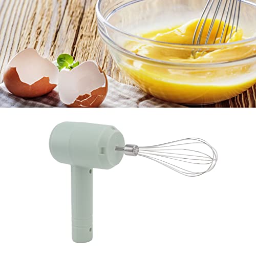 Handheld-Kuchenmischer, Elektrischer Handmixer, Automatischer USB-wiederaufladbarer Tragbarer Kabelloser Handmixer Zum Backen von Kuchen, Eiercreme(Grün) von Uadme