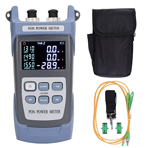Lichtwellenleiter-Leistungsmesser, Digitalanzeige, Lichtwellenleiter-Pon-Tester, Testwerkzeug-Set, Simultane Testwellenlänge 1310 Nm/1490 Nm/1550 Nm von Uadme