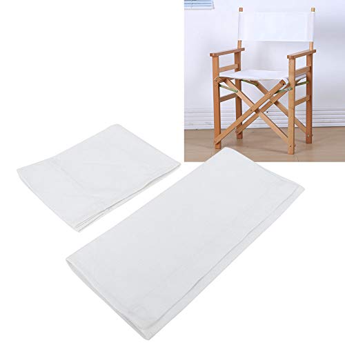 Uadme 1 Set Regiestuhl-Ersatzbezug Aus Segeltuch Heimbedarf MöBelzubehöR Casual Directors Chairs Cover Kit Ersatzsitzbezug FüR Chair Canvas SitzbezüGe Hocker Protector von Uadme