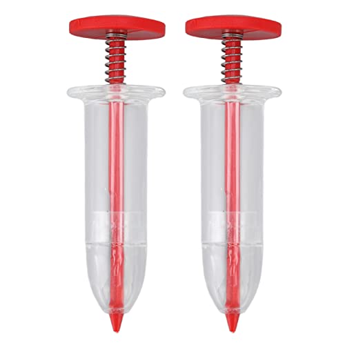 Uadme 2Pcs Seed Dispenser Manual Seed Planter Mini Seeding Seed Dispenser Sower Seed Spreader Garden Planter Hand Seeder Tool Seed Manual Planter Garden Flower Plant Sower Planter von Uadme