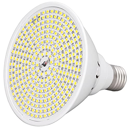 Uadme LED Pflanzenlicht E27, 8W 3200K wachstumslampe für pflanzen grow lampe für Hydroponische Innengartengewächshäuser Gemüseblumen Sämlinge Sukkulenten von Uadme