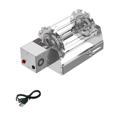 Uadme BBQ automatische rotierende Rollgrillspieße (Plug-in-Version) mit Typ-C-Ladeanschluss von Uadme