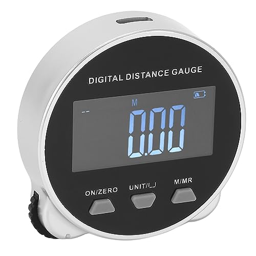 Uadme Digital Entfernungsmesser, Messgerät Entfernung mit LCD-Bildschirm, zum Messen von Linearen, KreisföRmigen, Beliebig GekrüMmten, UnregelmäßIgen und Zylindrischen Durchmessern von Uadme