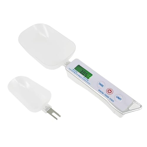 Uadme Digitale Löffelwaage, 500 g / 0,1 g Küchenwaage Digital Wiegelöffel mit LCD-Display Einheitenumrechnung kaffeewaage zum Backen Reismehl Gewürze Butter Tee Hundefutter Katzenfutter von Uadme