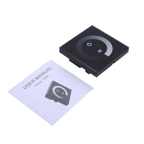 Uadme Einfarbiger Touch Panel Dimmer Wandschalter Controller LED-Lichtleiste DC 12V-24V Schwarz Uadme Einfarbiger Touch Panel Dimmer Wandschalter Controller LED-Lichtleiste DC 12V-24V Schwarz von Uadme