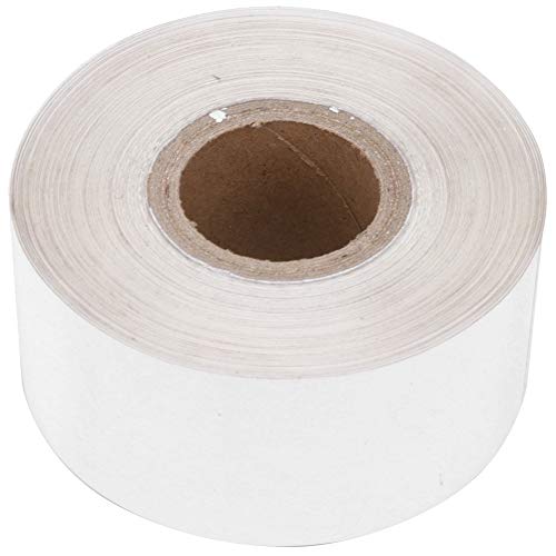 Uadme Heißprägefolie, 120m x 3cm Heißfolie Rolle, Stempelpapier Hot Foil Transfer Sheets for Papier Leder Kunststoff Holz und Stoff, Steigert die Optische Attraktivität (Weiß) von Uadme