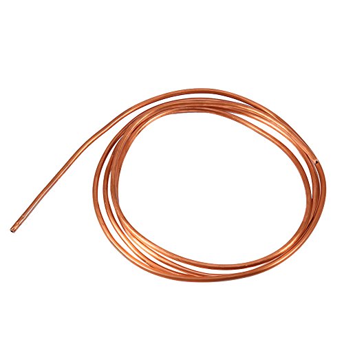 Uadme Kupferrohr Weich, OD 4mm x ID 3mm Kupferrundrohr, 2M Kupferspirale für Generatoren, Sammelschienen, Kabel, Schaltanlagen, Klimaanlagen, Kühlschränke Uadme Kupferrohr Weich, OD 4mm x ID 3mm Kupferrundrohr, 2M Kupferspirale für Generatoren, Sammelschienen, Kabel, Schaltanlagen, Klimaanlagen, Kühlschränke von Uadme