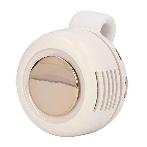 Uadme Mini-Ventilator, MF019 USB Wiederaufladbarer Tragbarer Ventilator, Leiser Kleiner Wirbelwind-Ventilator Für Strand, Pool, Camping, Wandern, Reisen(MF019Weiß) von Uadme