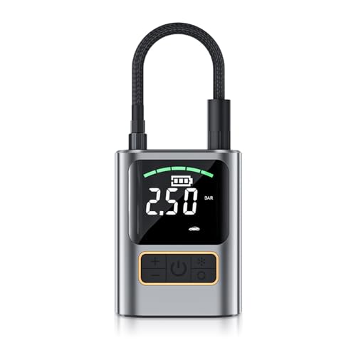 Uadme -Reifen -Inflator tragbarer Luftkompressor 4000 -mAh -Luftpumpe für Autolreifen Elektrikradreifen Pumpe mit LED -Licht und digitaler Druckanzeige für Auto Uadme -Reifen -Inflator tragbarer Luftkompressor 4000 -mAh -Luftpumpe für Autolreifen Elektrikradreifen Pumpe mit LED -Licht und digitaler Druckanzeige für Auto von Uadme
