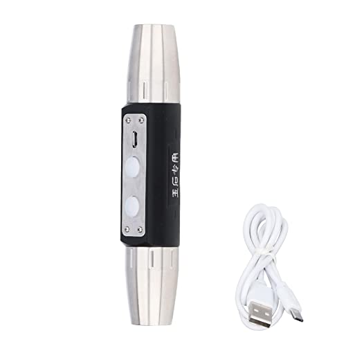 Uadme Edelstein Identifikation Lampe, tragbare Mini-Jade-Taschenlampe, Schmuckbewertung, elektronische USB-Lampe zur Identifizierung von Mineralien, Edelsteinen, Schmuckprüfgerät von Uadme
