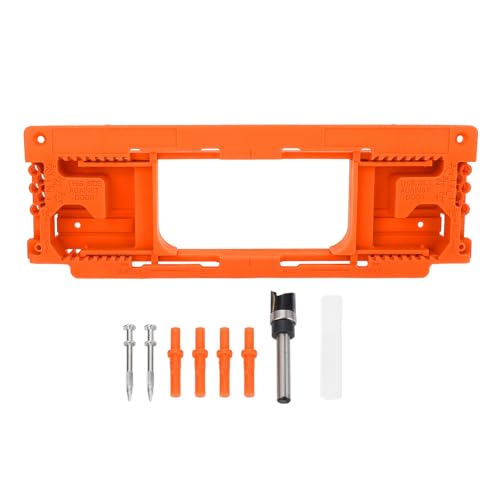 Uadme Tür scharnier Locator Jig Scharnier Router Vorlage Installation Kit für 2-1/2 bis 6 Zoll Scharniere 1-3/8 bis 2-1/2 Tür Dicke von Uadme