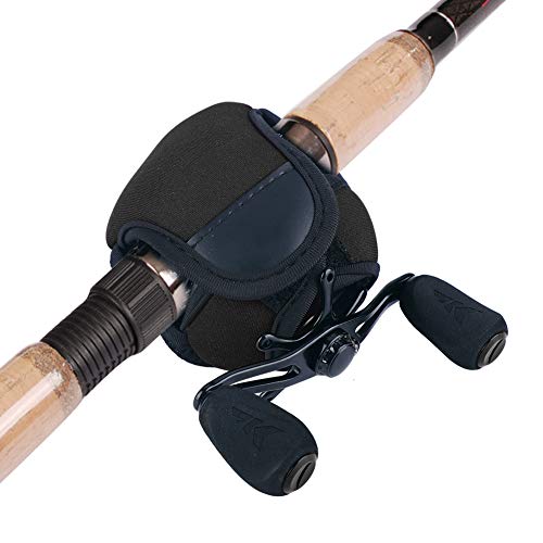 Uadme Waterproof Breathable Baitcasting Fishing Reel Bag - Fish Wheel Protector(black) von Uadme