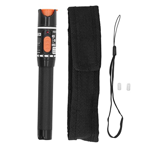 Visueller Fehlerorter 10 km 10 mW Glasfaser-Rotlicht-Teststift-Werkzeug zum Testen, VFL Rotlichtstift für Netzwerkkabeltest, Glasfaser-Quellentester-Detektor-Messgerät für FC, SC, ST, LC von Uadme