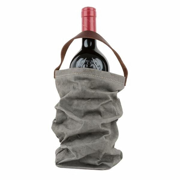 UASHMAMA - Weintasche mit Lederschlaufe - Wine Bag von Uashmama