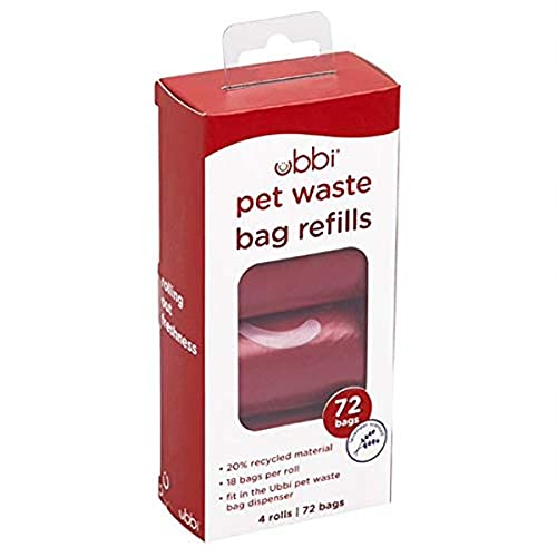 Ubbi Pet Waste Bag Dispenser and Pet Waste Bag Refills, Dog Owner Essentials, Pet Owner Must Haves, Dog Waste Disposal, 4 Pack Ubbi Pet Waste Bag Dispenser and Pet Waste Bag Refills, Dog Owner Essentials, Pet Owner Must Haves, Dog Waste Disposal, 4 Pack von Ubbi