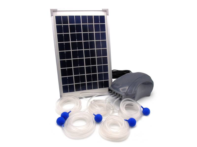Ubbink Air Solar 600 Outdoor Belüfterpumpe schwarz von Ubbink