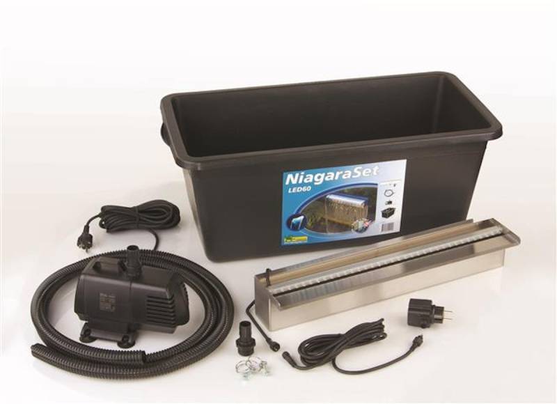 Ubbink Design Wasserfall Niagara LED Set 60 cm von Ubbink