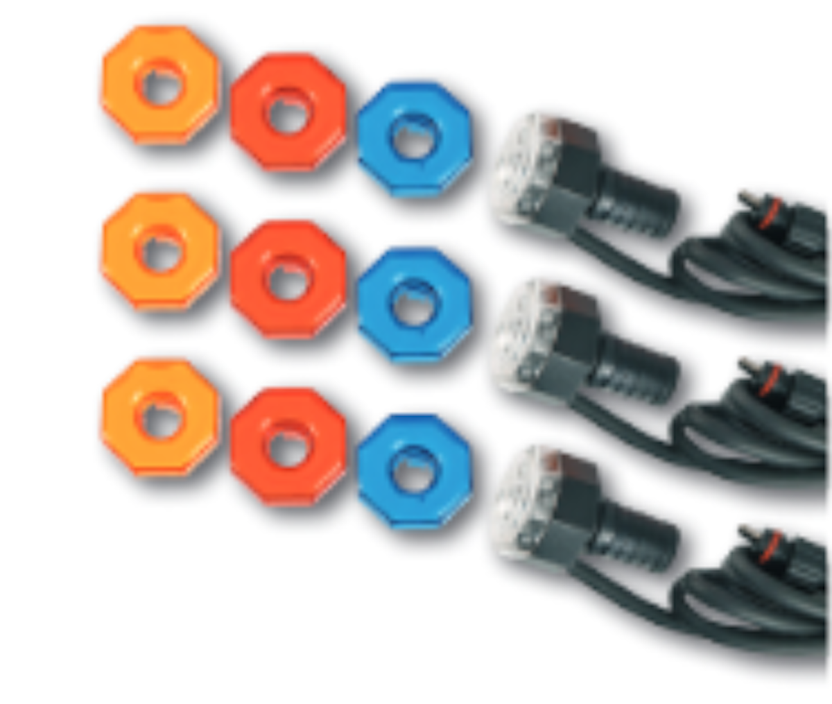 Ubbink MiniBright 3x8 LEDs Wasserspiel-Beleuchtung inkl. Trafo von Ubbink