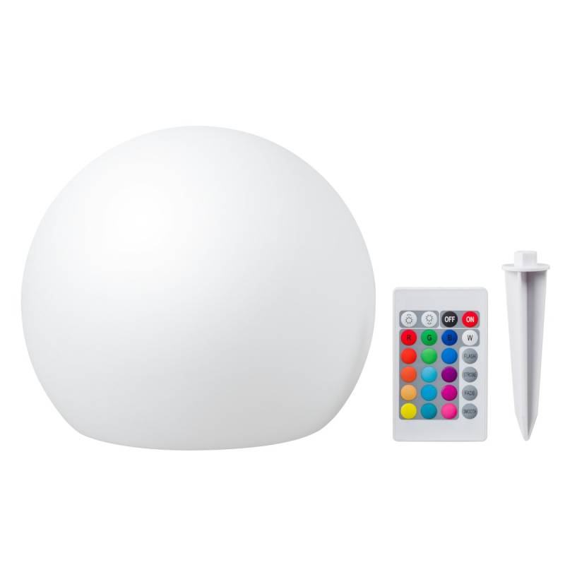 Ubbink MultiBright SolarFloat 30 - Solarbetriebene schwimmende Leuchtkugel H28 x Ø30cm multicolor von Ubbink