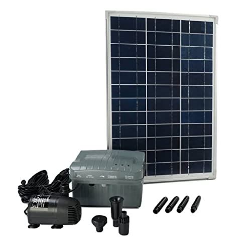 Ubbink Solarmax Pumpe mit Solarpanel und Akku inklusive, 1.000 l, mehrfarbig, 1x1x1 cm, 1351182 von Ubbink