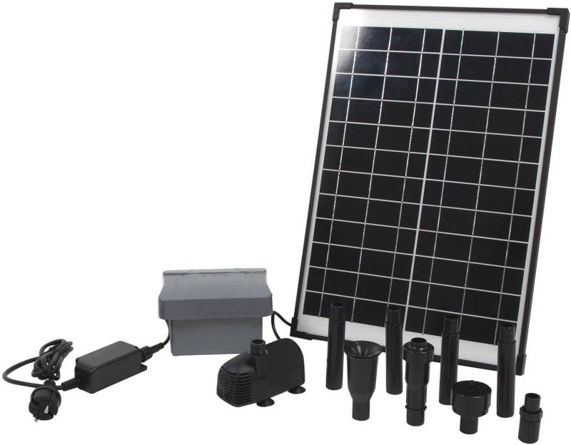 Ubbink Springbrunnenpumpe SolarMax 1000 Accu inkl. PowerControl, Hybrid-Funktion von Ubbink